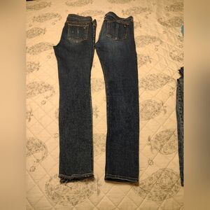 Rag And Bone 2 pair of Jeans Sz 28 & 29 Midrise Skinny Stretch Jeans